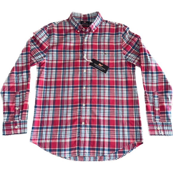 Vineyard Vines Other - NWT Vineyard Vines Performance Slim Fit Tucker Long Sleeve Flannel Button Shirt